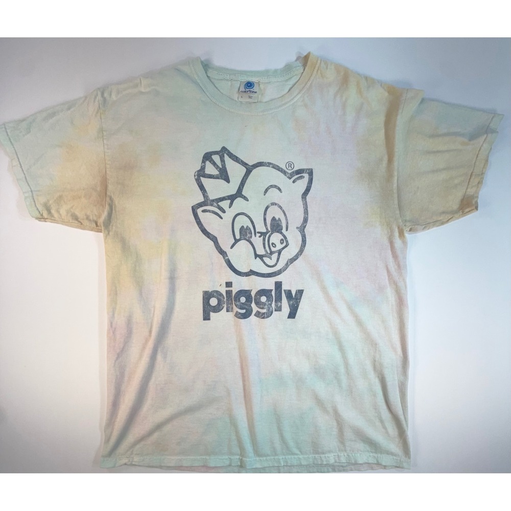 Piggly Wiggly Coligny Beach Hilton Head SC Tie Dye T-Shirt Large Colortone